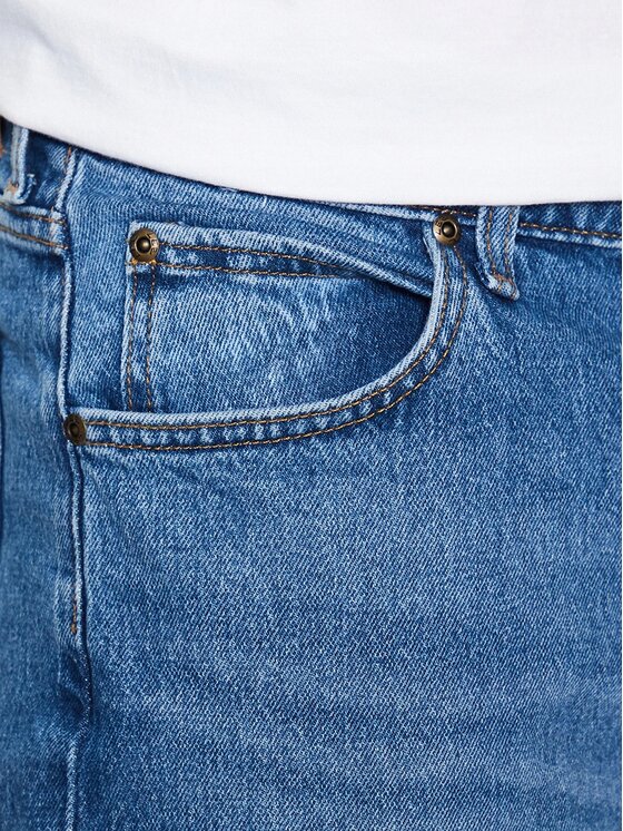 Lee Lee Jeansy West Niebieski Relaxed Fit
