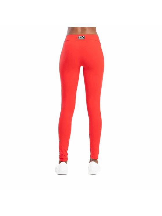 LaBellaMafia LaBellaMafia Legginsy LABELLAMAFIA LEGGING HARDCORE LADIES RED Czerwony Regular Fit