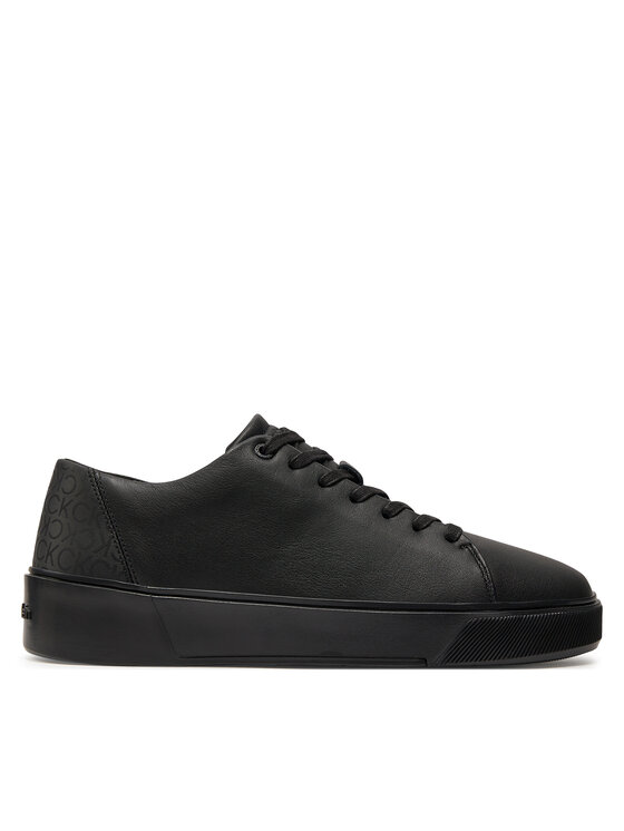 Calvin Klein Calvin Klein Snīkeri Low Lace Up Lth Mono HM0HM01236 Melns