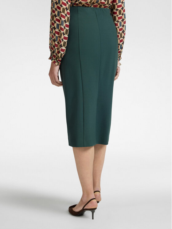 Elena Mirò Elena Mirò Gonna midi 1802Z000056N035 Verde Slim Fit