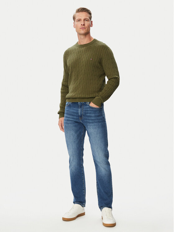 Tommy Hilfiger Tommy Hilfiger Πουλόβερ Classic MW0MW33132 Χακί Regular Fit