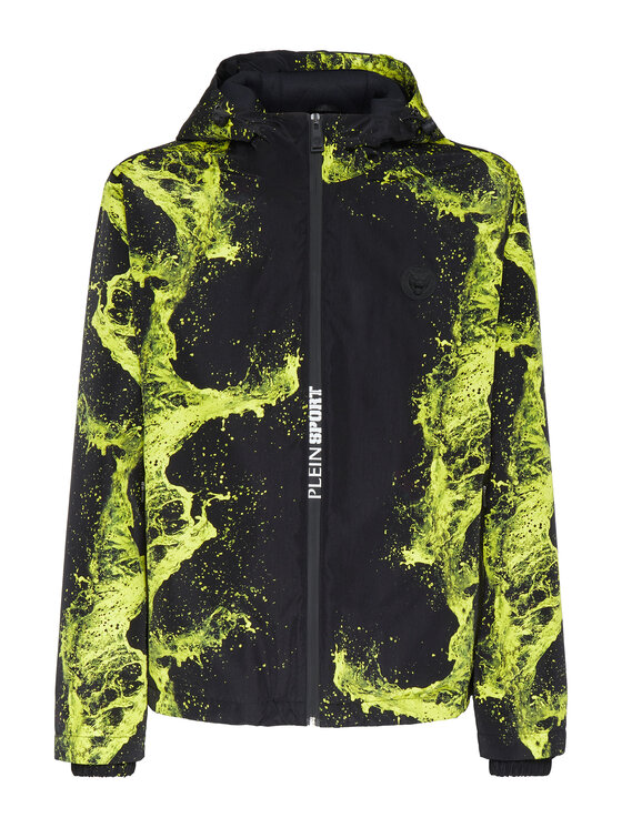 Plein Sport Plein Sport Kurtka puchowa 1695 Czarny Regular Fit