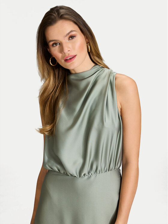 Swing Swing Rochie cocktail 5AI13700 Verde Regular Fit