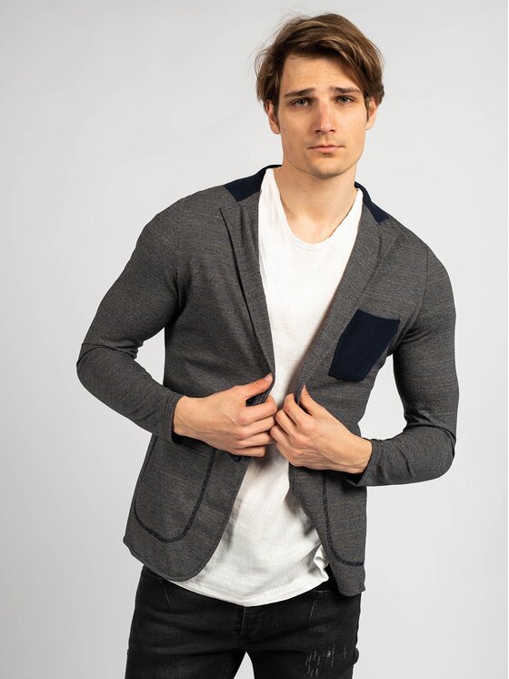 Xagon Xagon Maglione P22081 JX 2305 Blu scuro Slim Fit