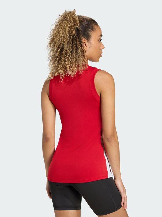 adidas adidas Koszulka techniczna 152071 Czerwony Slim Fit