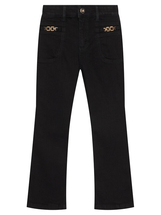 Abel & Lula Abel & Lula Traperice 5721 Crna Flare Fit