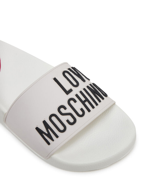 LOVE MOSCHINO LOVE MOSCHINO Şlapi JA28052G1MI14100 Alb