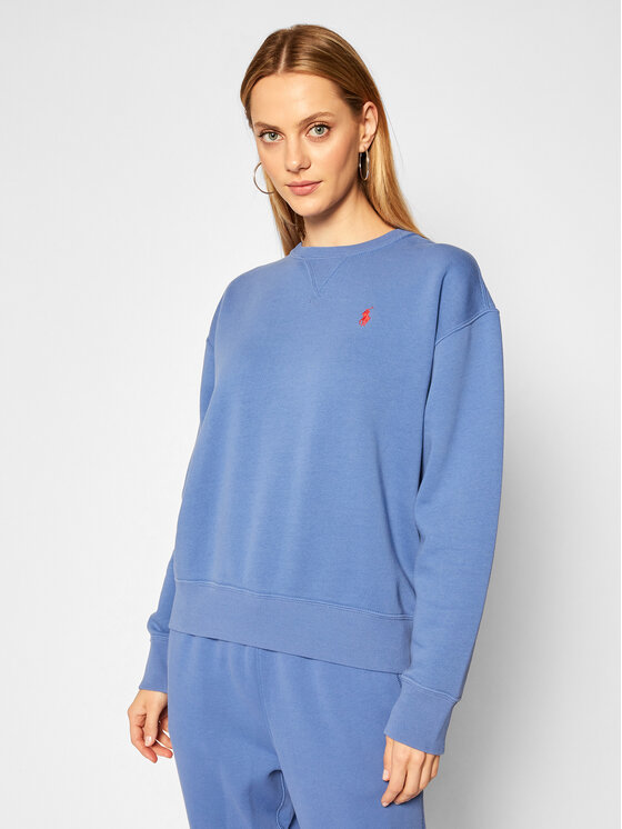 Polo Ralph Lauren Polo Ralph Lauren Mikina Seasonal 211794395006 Modrá Regular Fit