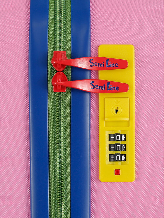 Semi Line Semi Line Valigia grande T5941-3 Rosa