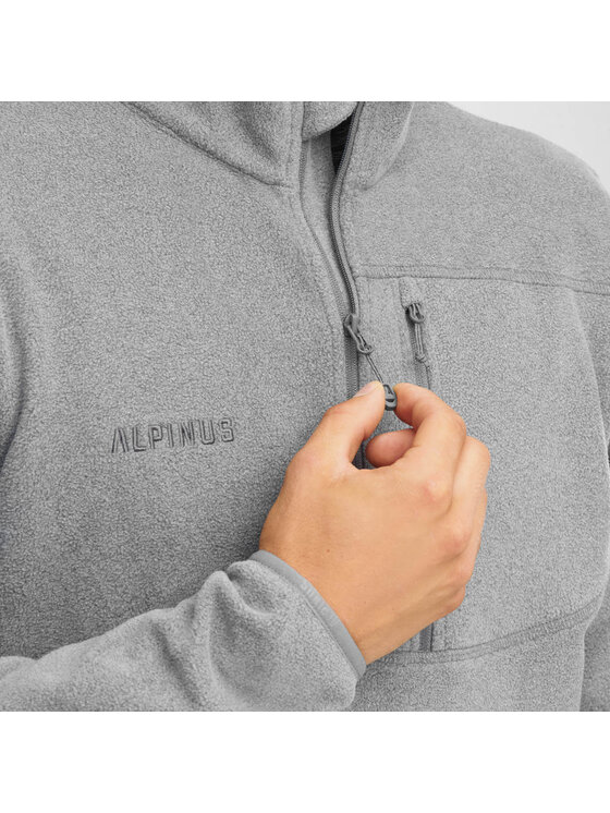 Alpinus Alpinus Polar Kerkis 1/3 zipper Szary Regular Fit