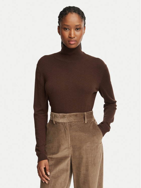 Weekend Max Mara Weekend Max Mara Поло Kiku 2625366092 Кафяв Regular Fit
