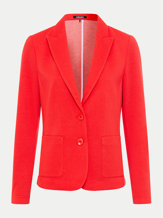 Olsen Olsen Zakó 15001367 Piros Regular Fit