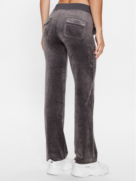 Juicy Couture Juicy Couture Spodnie dresowe Del Ray JCAP180 Czarny Regular Fit
