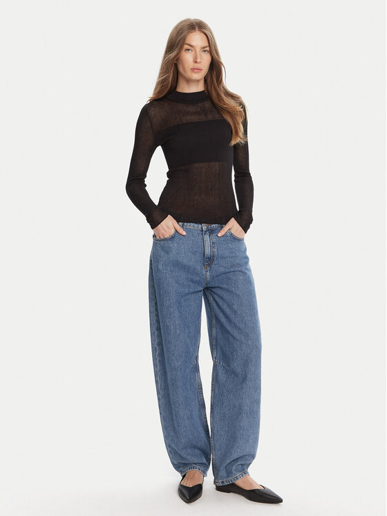 HUGO HUGO Džemper Slumy_B 50543045 Crna Slim Fit