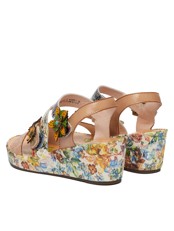 Laura Vita Laura Vita Босоніжки Facdiao 11 Бежевий