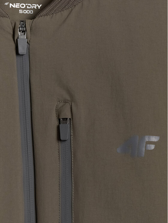 4F 4F Kurtka przejściowa CITY JACKETS Khaki Regular Fit