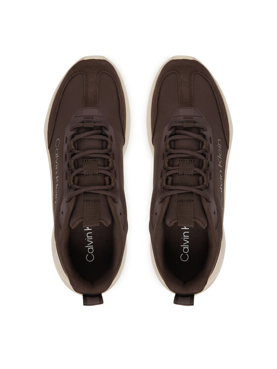 Calvin Klein Calvin Klein Sneakersy Light Eva Runner Nyl-Sue HW0HW03149 Brązowy