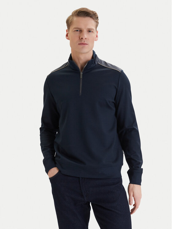 Bugatti Pulover 8550-15123E Bleumarin Regular Fit