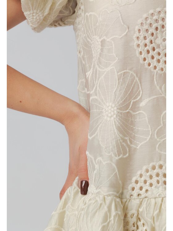 LAURELLA LAURELLA Každodenní šaty 4SS026 Béžová Regular Fit