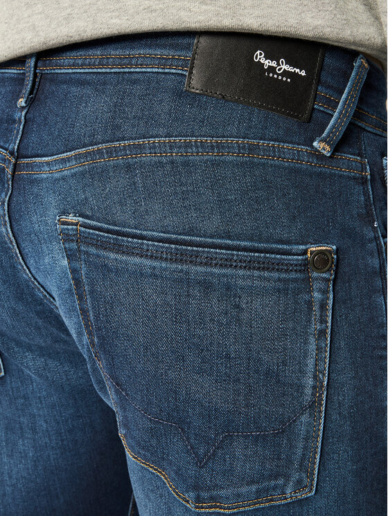 Pepe Jeans Jeans Stanley PM201705 Blu scuro Slim Fit • Modivo.it