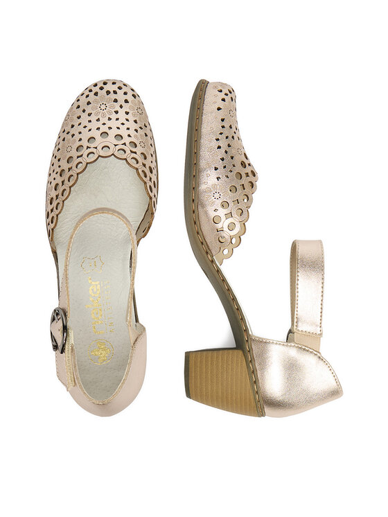 Rieker Rieker Halbschuhe CEO-40902-90 Goldfarben
