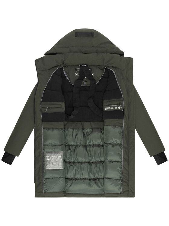 Navahoo Navahoo Kurtka zimowa Winterzart Zielony Regular Fit