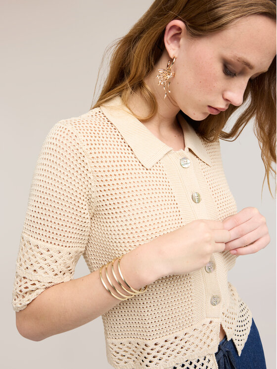 Motivi Motivi Maglione M202W003911N002 Crema Regular Fit