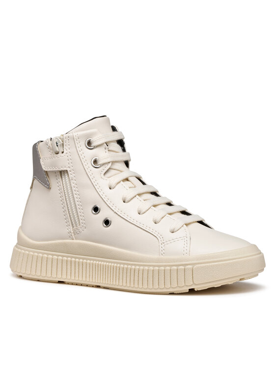 Geox Geox Sneakers J Laquinny J56M3A 000BC C1M1W D Écru