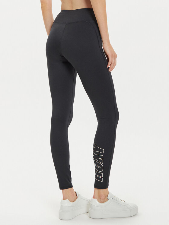 Roxy Roxy Κολάν Everyday Flow ERJNP03590 Μαύρο Slim Fit