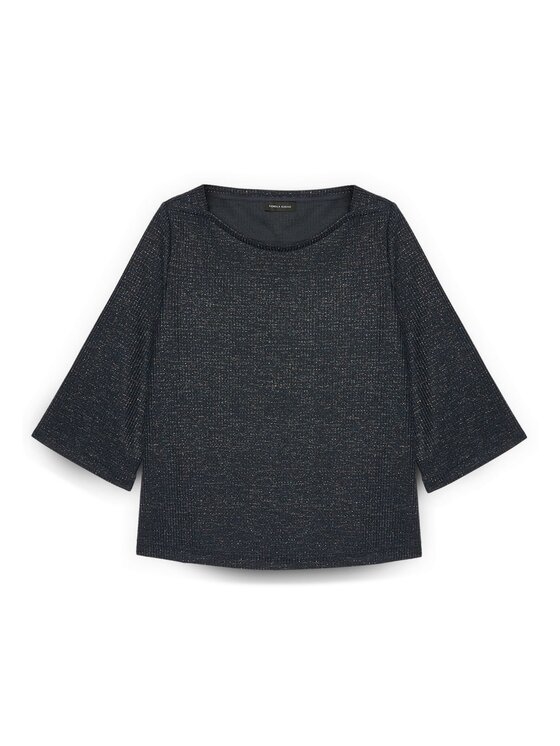 Fiorella Rubino Fiorella Rubino Bluza G858L008686N034 Niebieski Boxy Fit