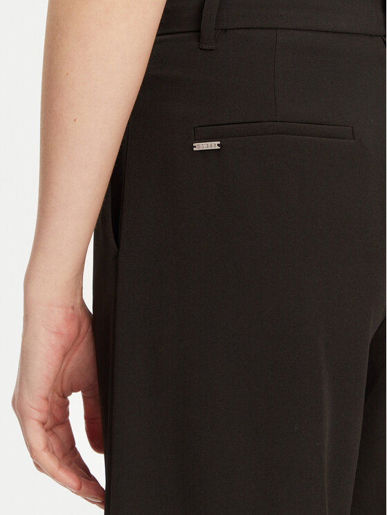 Guess Guess Palazzo kalhoty W5GB02 WH9Y2 Černá Wide Leg
