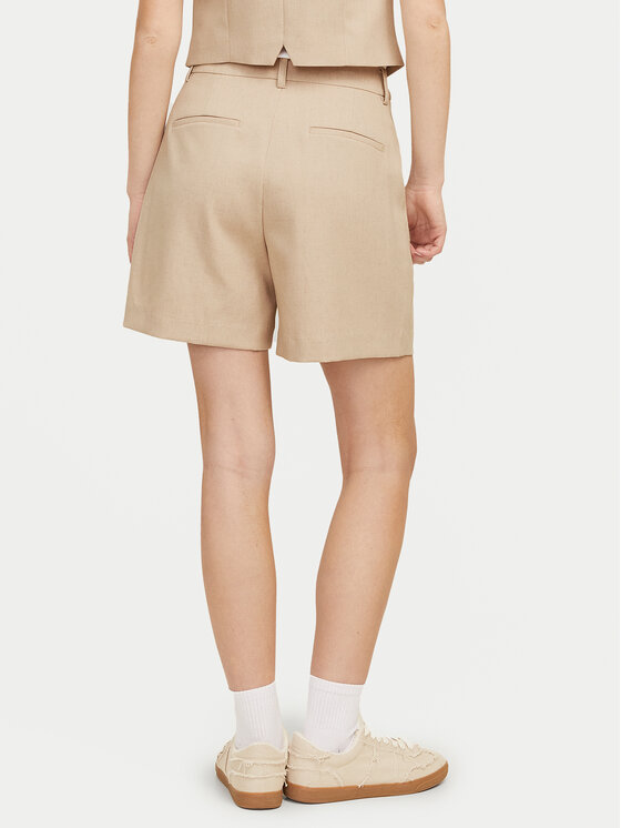 JJXX JJXX Medžiaginiai šortai Ellis 12268838 Smėlio Wide Leg