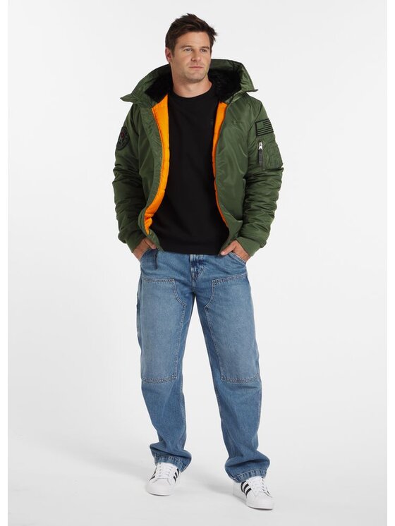 PITBULL PITBULL Kurtka zimowa Encino XXL Zielony Regular Fit
