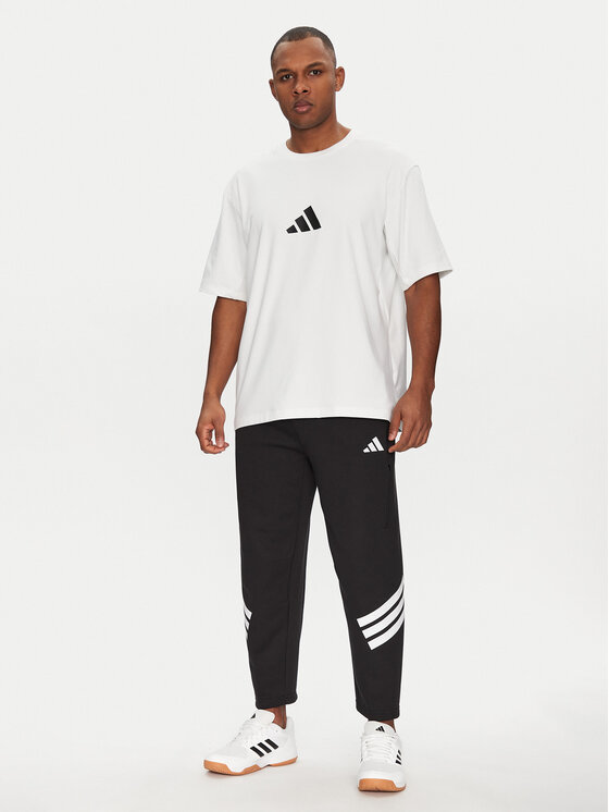 adidas adidas Tričko Z.N.E. JC5482 Biela Loose Fit