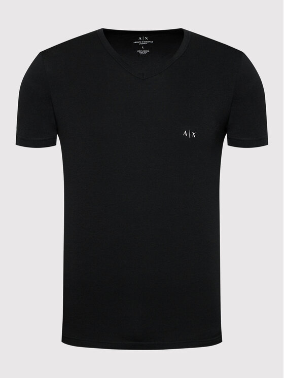 Armani Exchange Armani Exchange 2er-Set T-Shirts 956004 CC282 42520 Schwarz Regular Fit
