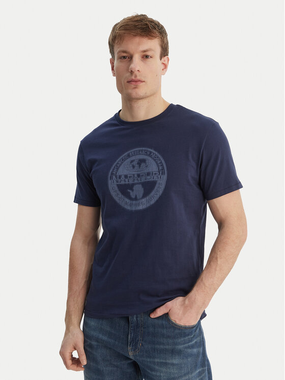 Napapijri Tricou S-Mahsa NP0A4FZB Bleumarin Regular Fit
