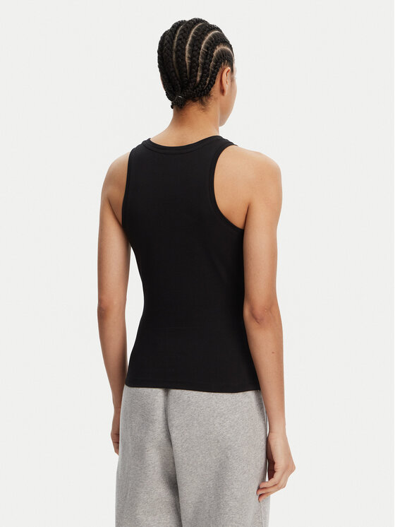 adidas adidas Top Essentials Linear JC5798 Czarny Slim Fit