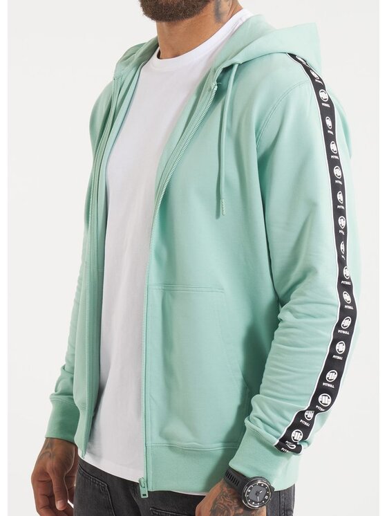 PITBULL PITBULL Bluza TAPE NUGGET Zielony Regular Fit