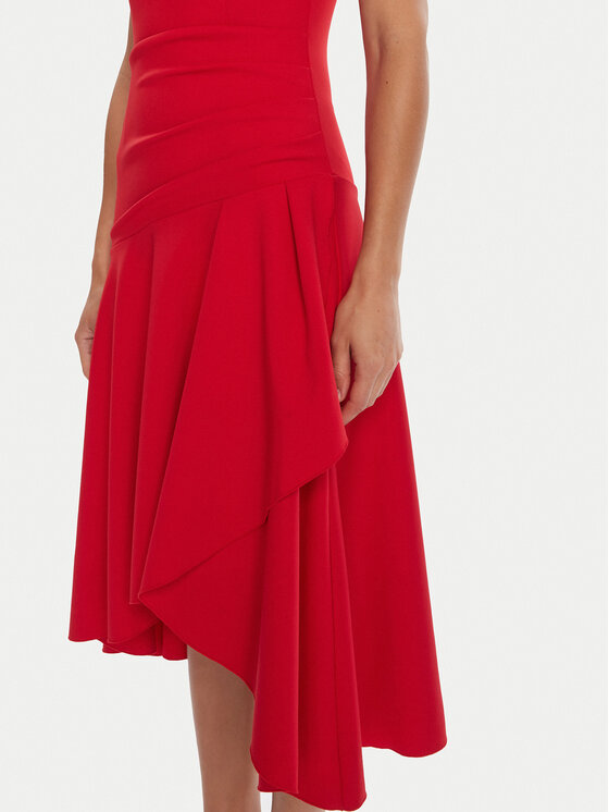 Rinascimento Rinascimento Rochie cocktail CFC0125337003 Roșu Regular Fit
