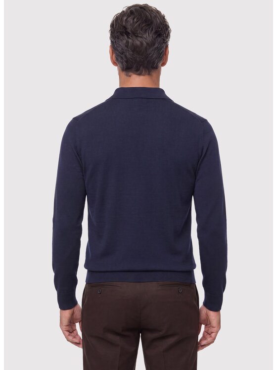 Pako Lorente Pako Lorente Sweter P26WF-2X-005 Granatowy Regular Fit