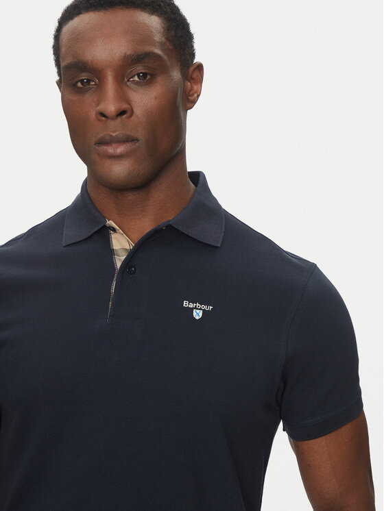 Barbour Barbour Pólóing Tartan MML0012NY31 Sötétkék Tailored Fit
