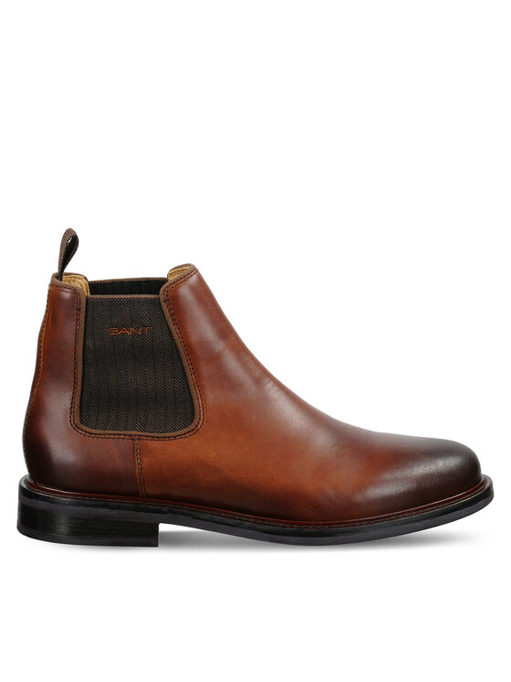 Gant Gant Kotníková obuv s elastickým prvkem 31651089 Hnědá