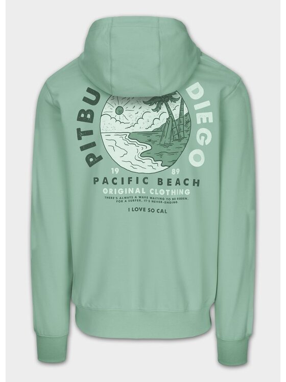PITBULL PITBULL Bluza PLANET SURF Zielony Regular Fit
