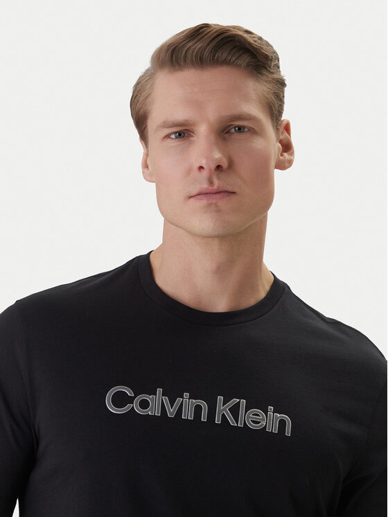 Calvin Klein Calvin Klein Тишърт LV04LF809G Черен Regular Fit