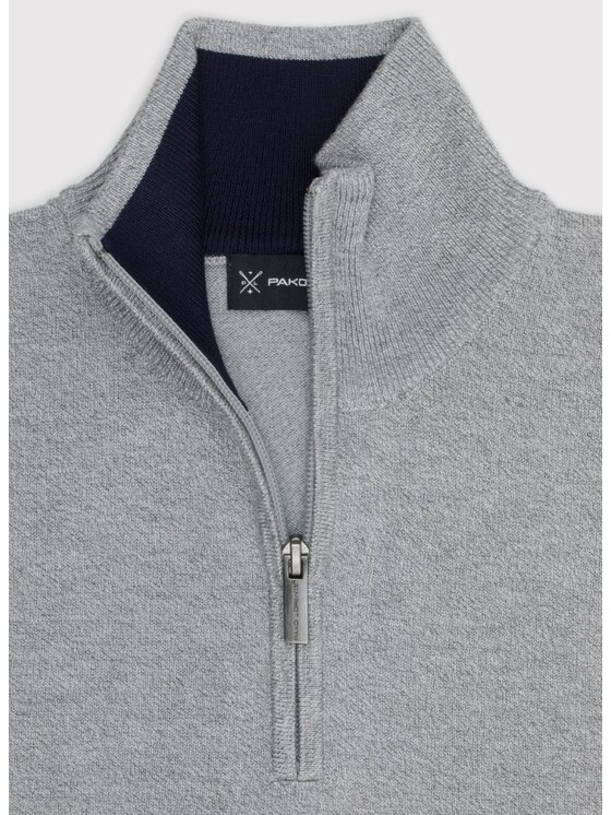 Pako Lorente Pako Lorente Sweter P24WF-2X-007 Szary Classic Fit