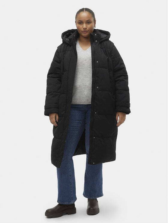 Vero Moda Curve Vero Moda Curve Žieminė striukė Margaret 10301538 Juoda Regular Fit