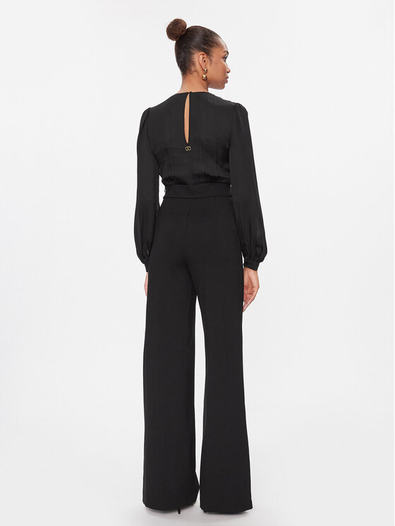 TWINSET TWINSET Kombinezon 241TP2190 Czarny Relaxed Fit