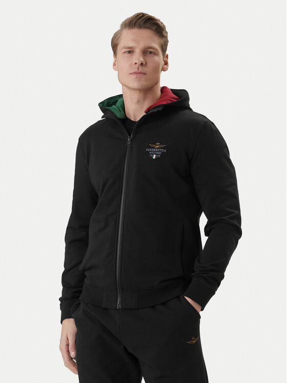 Aeronautica Militare Aeronautica Militare Trening 261TF0108UF00674 Negru Regular Fit