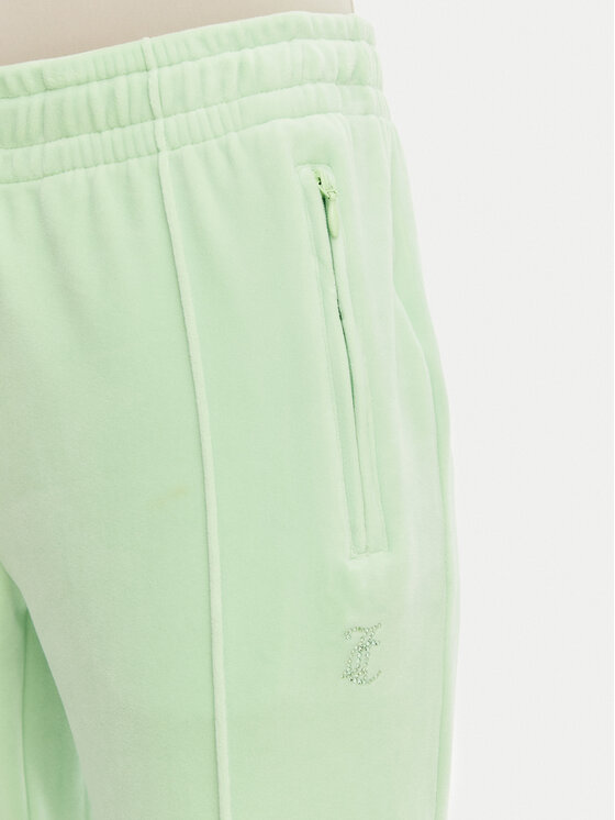 Juicy Couture Juicy Couture Spodnie dresowe Tina JCWBJ126327 Zielony Straight Leg