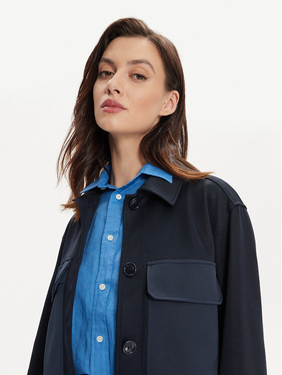 MAX&Co. MAX&Co. Μπουφάν μεταβατικό Mirra 2416911011270 Σκούρο μπλε Regular Fit